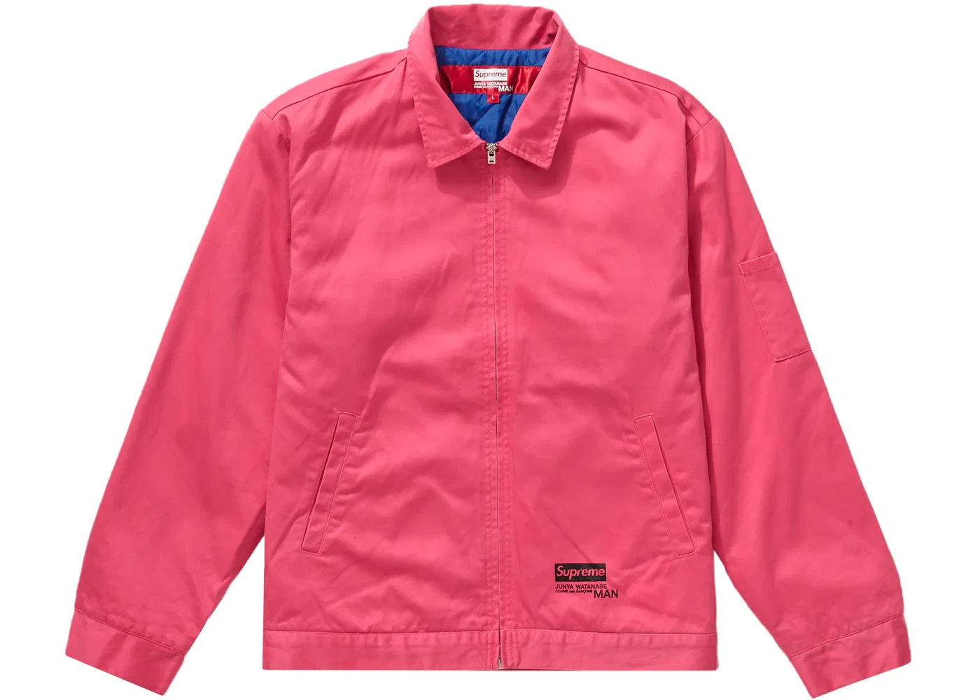 Мужская куртка с принтом Junya Watanabe CDG Man Supreme, Bright Pink — фото 3