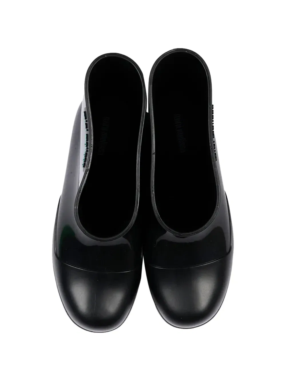 Глянцевые резиновые сапоги Welly Mini Melissa, черный — фото 4