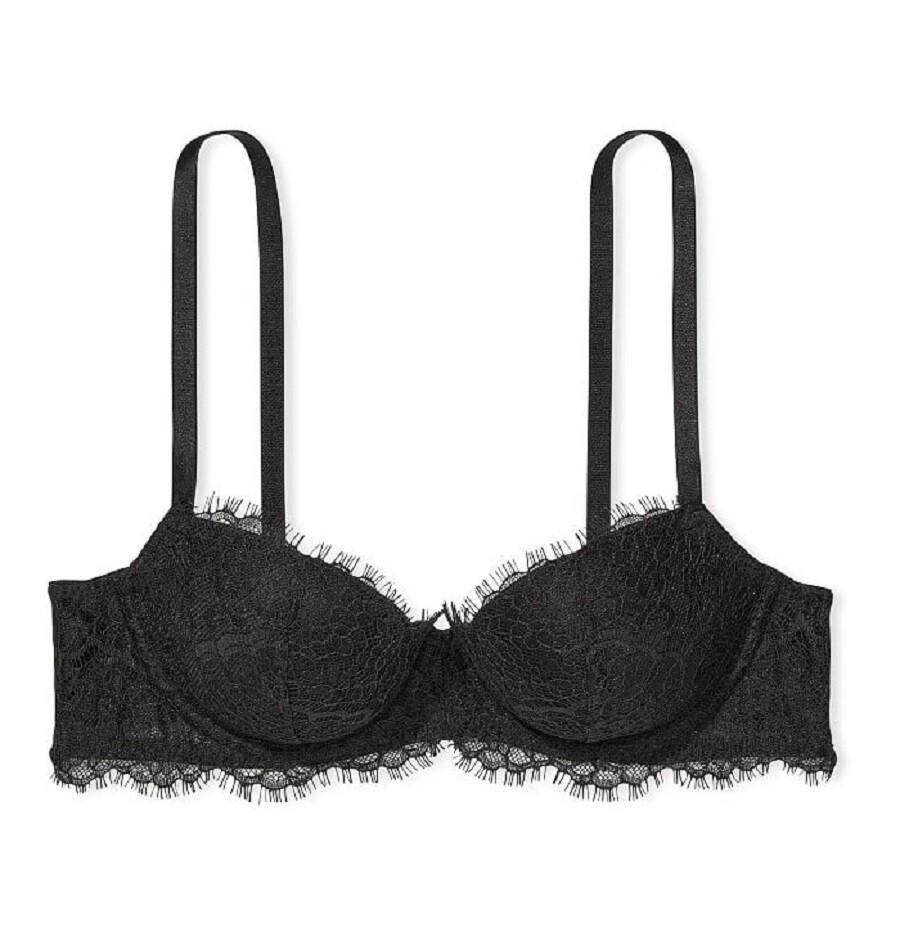 

Бюстгальтер Victoria's Secret Dream Angels Lightly Lined Lace Demi, черный