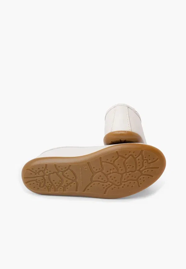 Балетки кожаные Ballet pumps Pisamonas, Beige, бежевый — фото 4