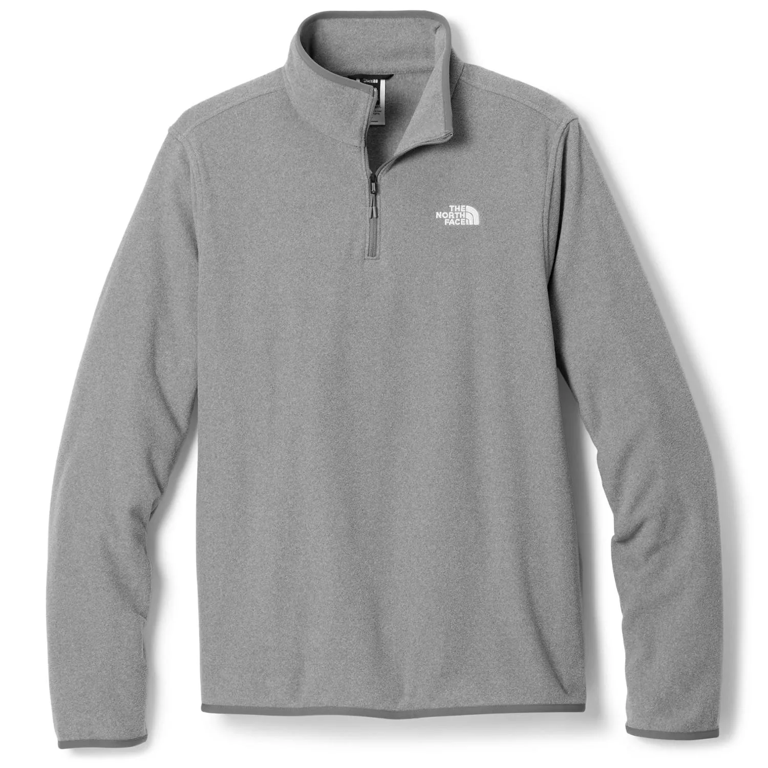 

Мужская флисовая куртка с четвертью молнией The North Face, Tnf Mid Grey Heather