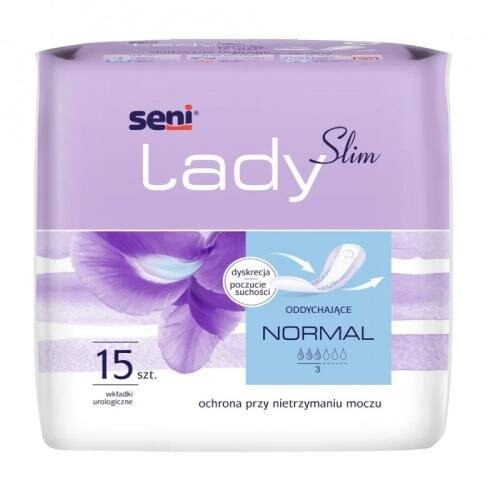 

Урологические прокладки, 15 шт. Seni Lady, Slim Normal