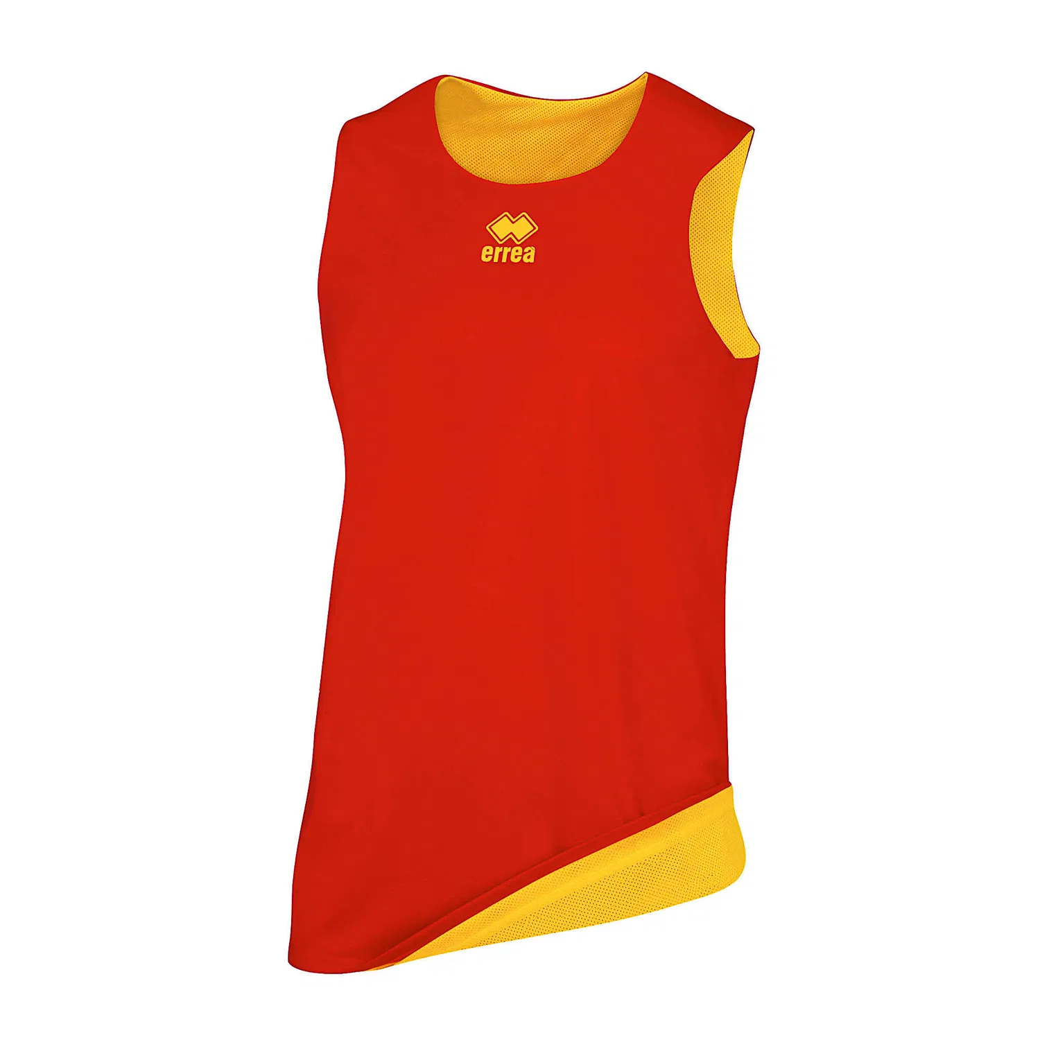 Детская безрукавное футболка Errea Chicago Trikot Double Jr, Rot Orange