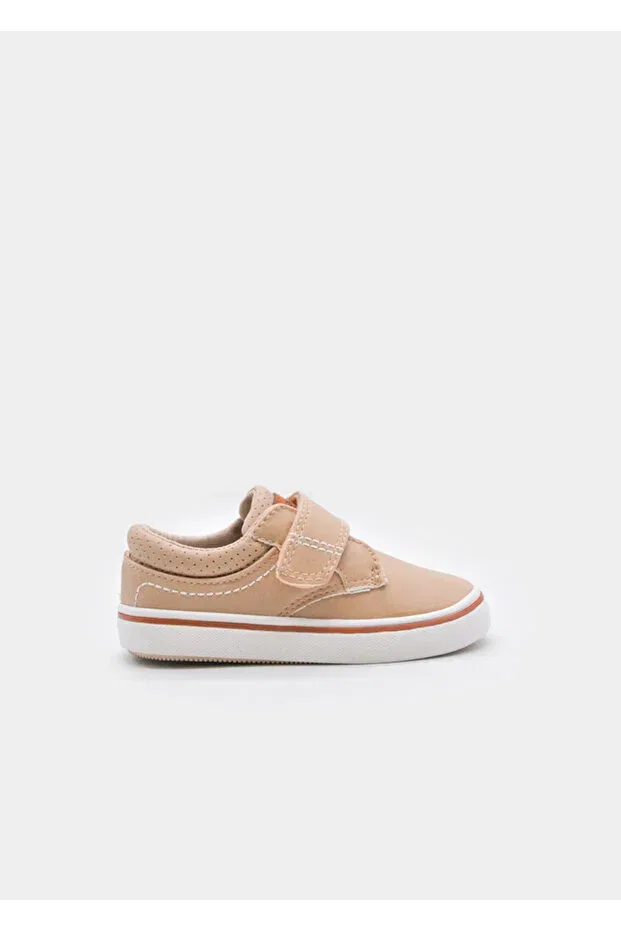 Детские повседневные кроссовки из искусственной кожи на липучке Mayoral, Beige