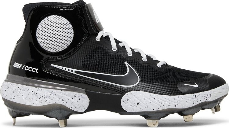 

Бутсы Nike Alpha Huarache Elite 3 Mid 'Black White', черный