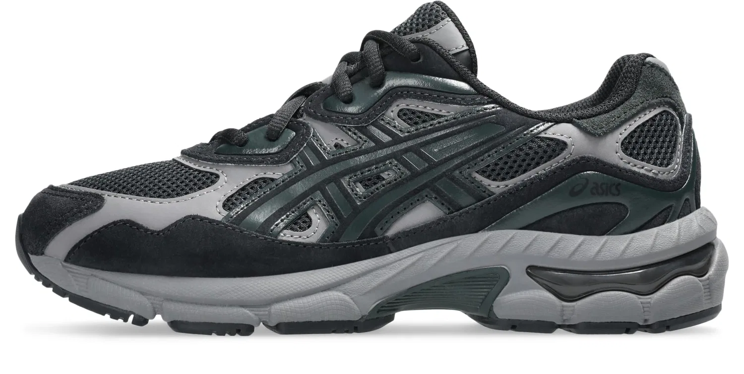 Детские кроссовки для мальчиков с технологией GEL Gel-nyc Gs ASICS, Graphite Grey Black