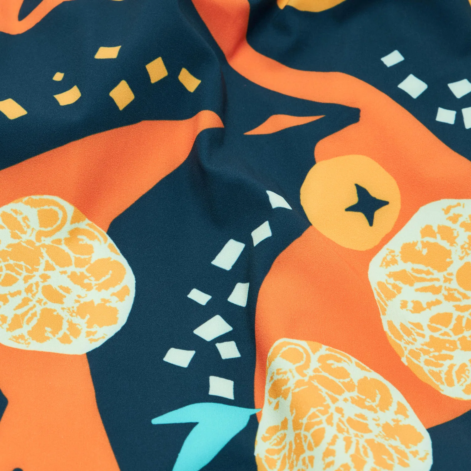 Детские длинные плавки для мальчиков 100 Hotu Decathlon, Orange — фото 4