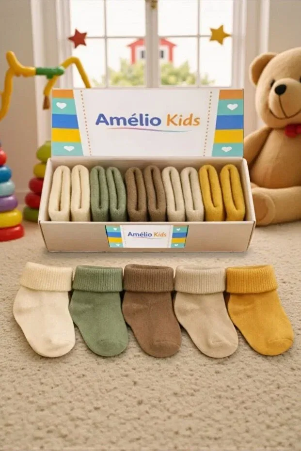 Детские носки хлопковые набор 5 шт Amélio Kids, Multicolor