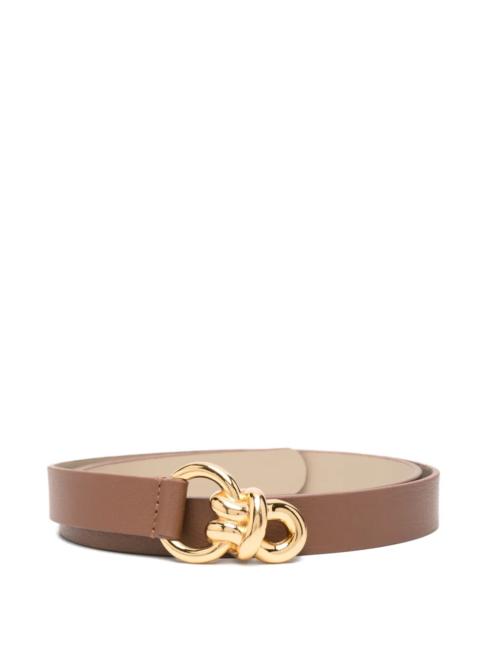 

Ремень с узлом и пряжкой Tagliatore, коричневый