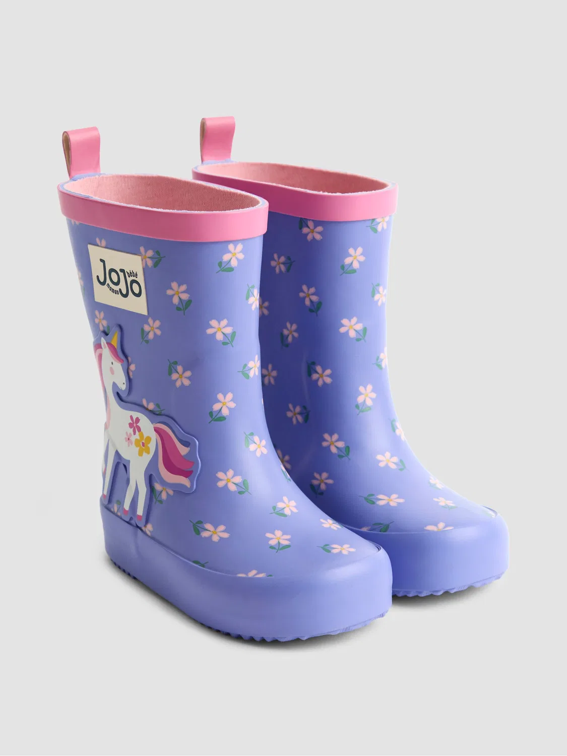 Резиновые сапоги Unicorn Wellies Jojo Maman Bébé, фиолетовый