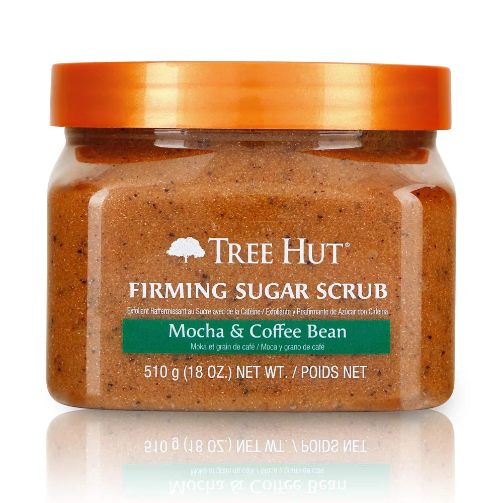 Скраб для тела сахарный, фиксирующий, Tree Hut, итальянский мокко, 510 г