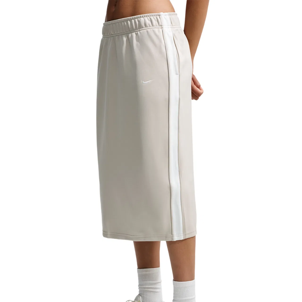 Женская юбка-трапеция Nike Track Skirt, Nike, Cream Ii Sail Sail