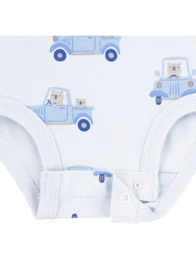 Комплект боди и штанов 3 предмета Huggies, регата — фото 4