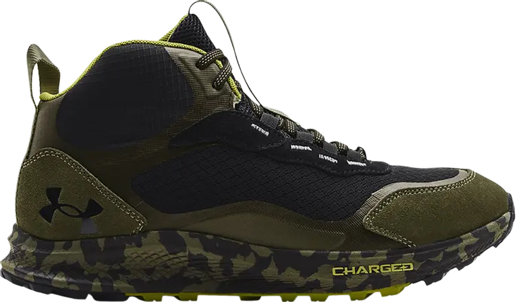 

Кроссовки Under Armour Charged Bandit Trek 2 Marine Green Camo, черный