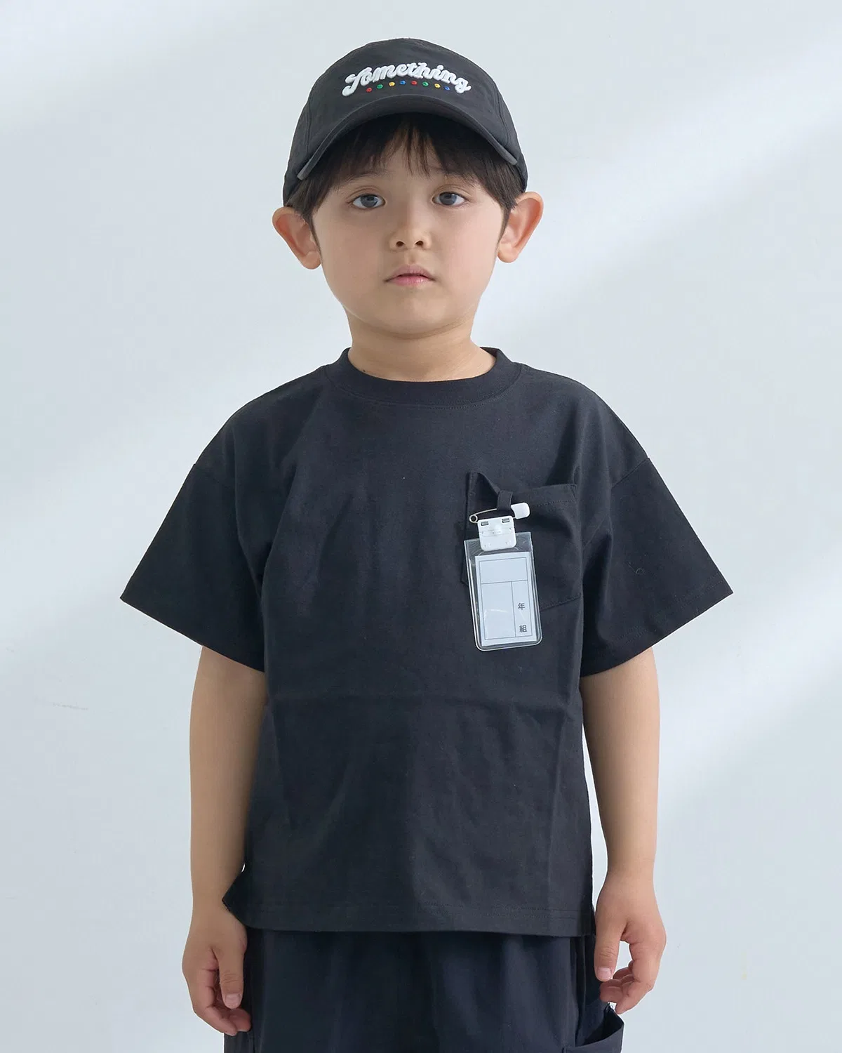 Детская футболка с длинным рукавом без принта, модель Basic T-Shirt, b・ROOM, Lavender — фото 4
