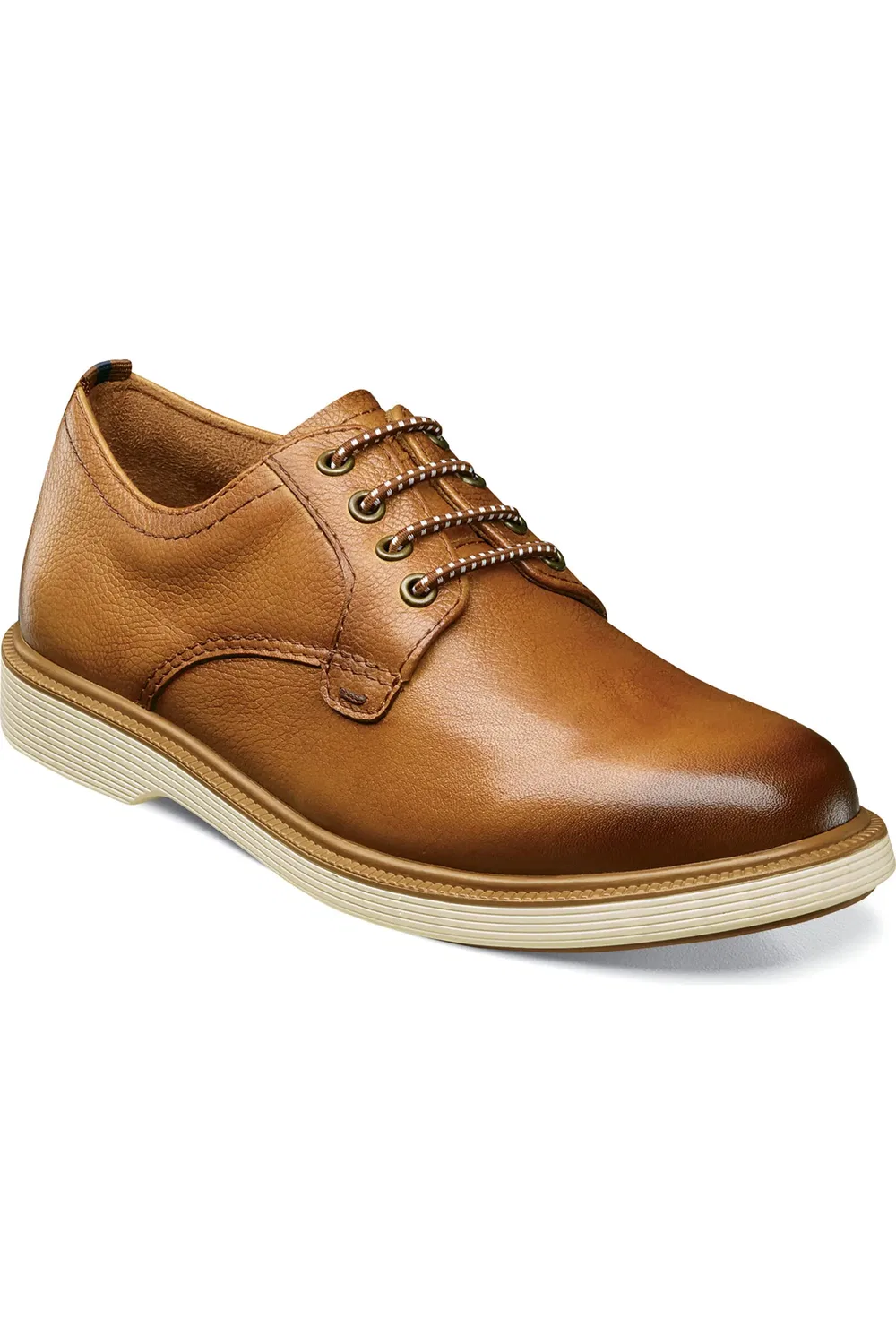 Детские туфли дерби на контрастной подошве Supacush Florsheim, Cognac