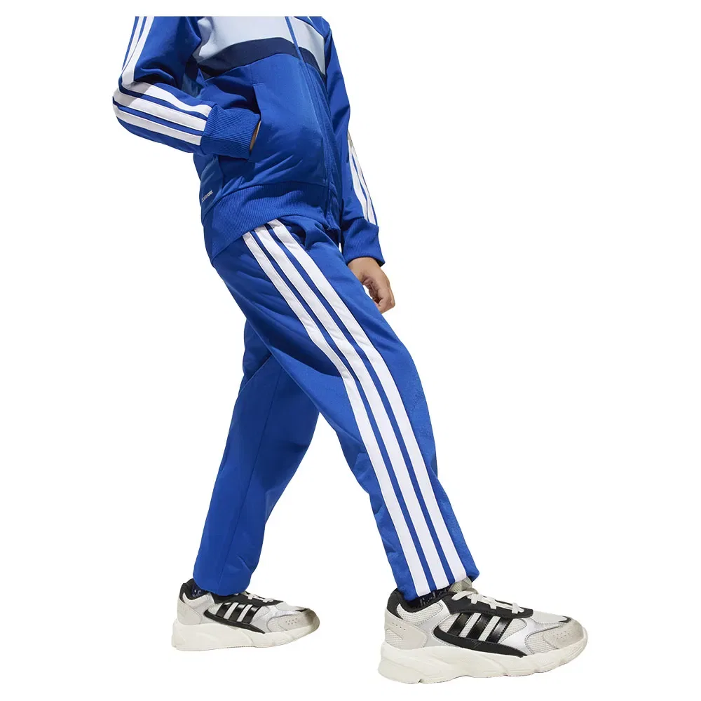 Детский спортивный костюм с технологией CLIMACOOL Tiberio 3 Stripes Tricot Adidas, Blue — фото 2