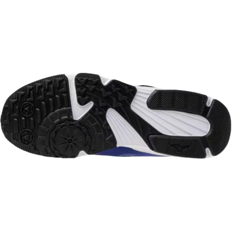 Детские беговые кроссовки с шипами Mizuno Speed Studs, Blue X Yellow X Blue — фото 3