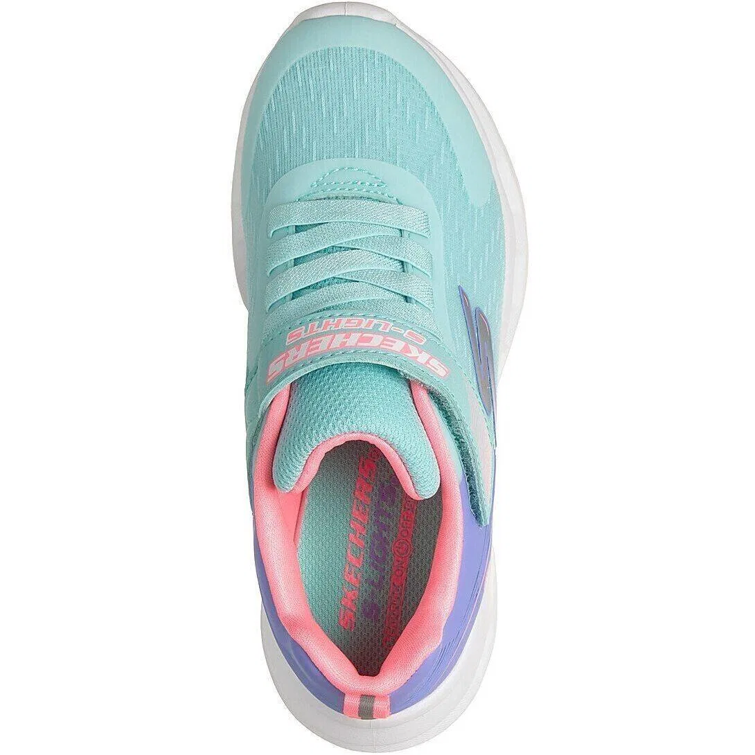 Детские кроссовки Skechers Glide-step Lights, Blau — фото 2