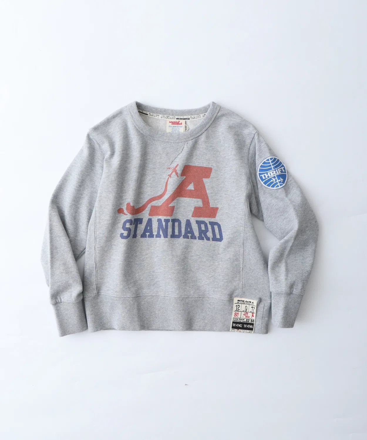 Детский свитшот с длинным рукавомVintage Like PT & Patch FUNALIVE, Ренга — фото 2