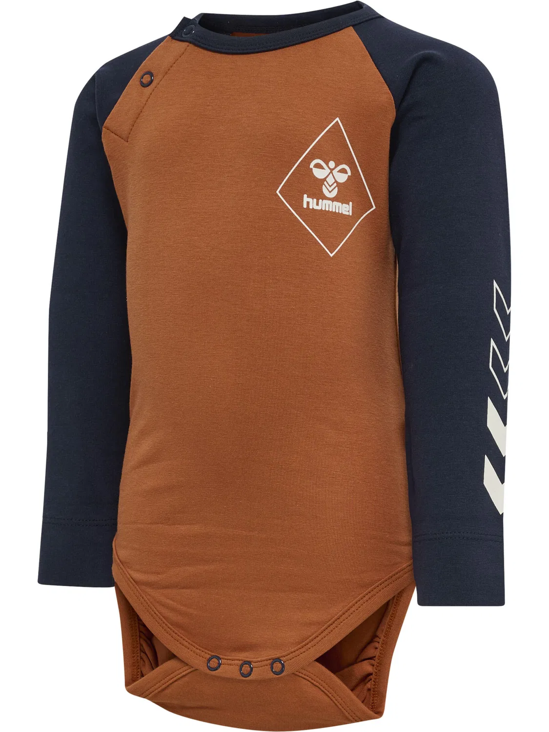 Детский боди-комбинезон с длинным рукавом Hmlceasar E-Sport Hummel, Braun / Schieferbraun / Braun