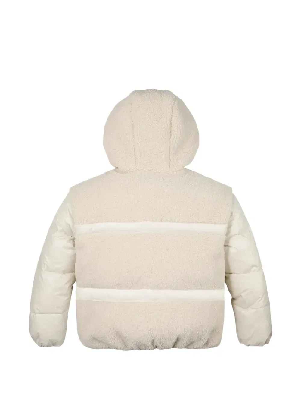 Куртка с флисовыми вставками Calvin Klein Kids, бежевый — фото 2