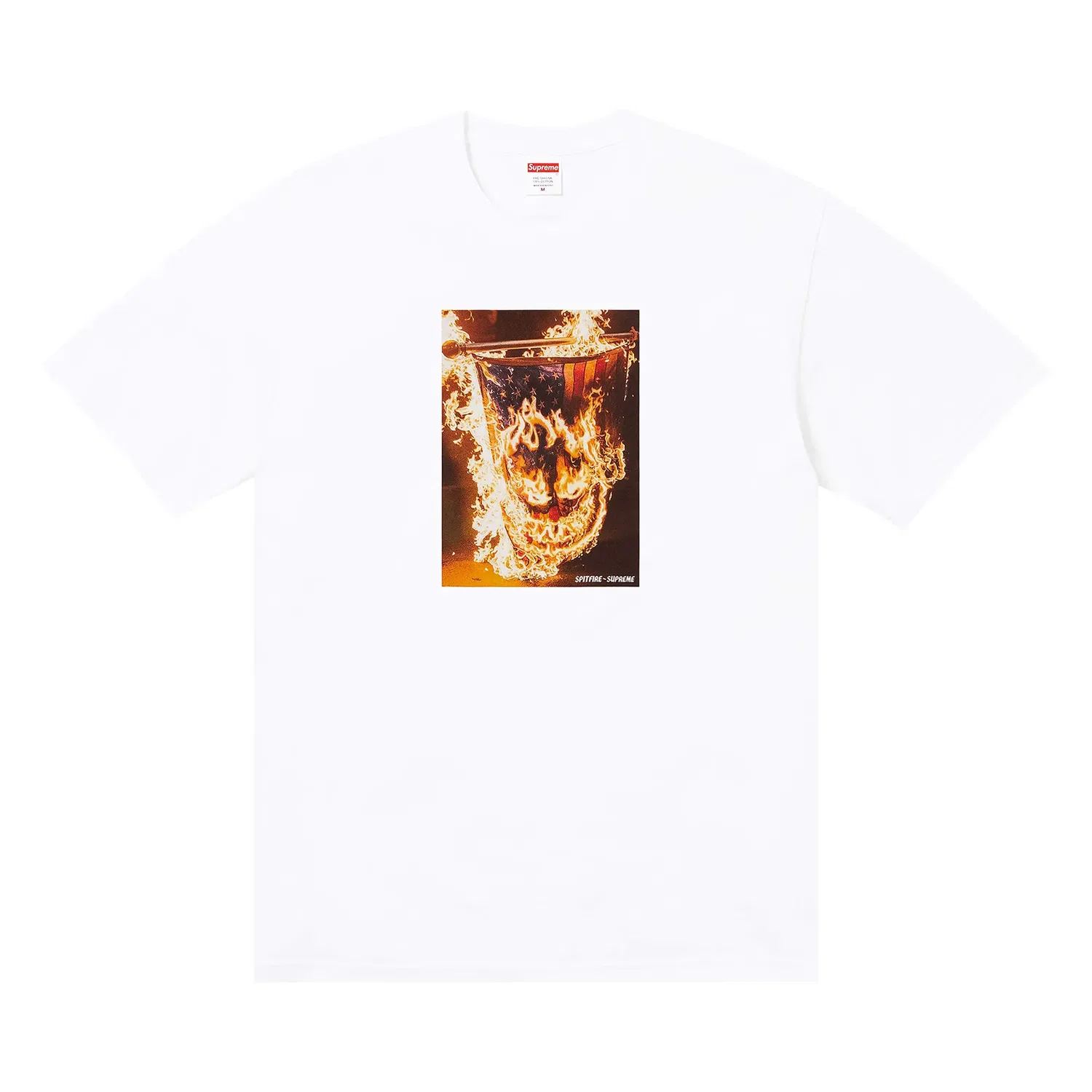 Футболка Supreme x Spitfire Flag Tee, белый