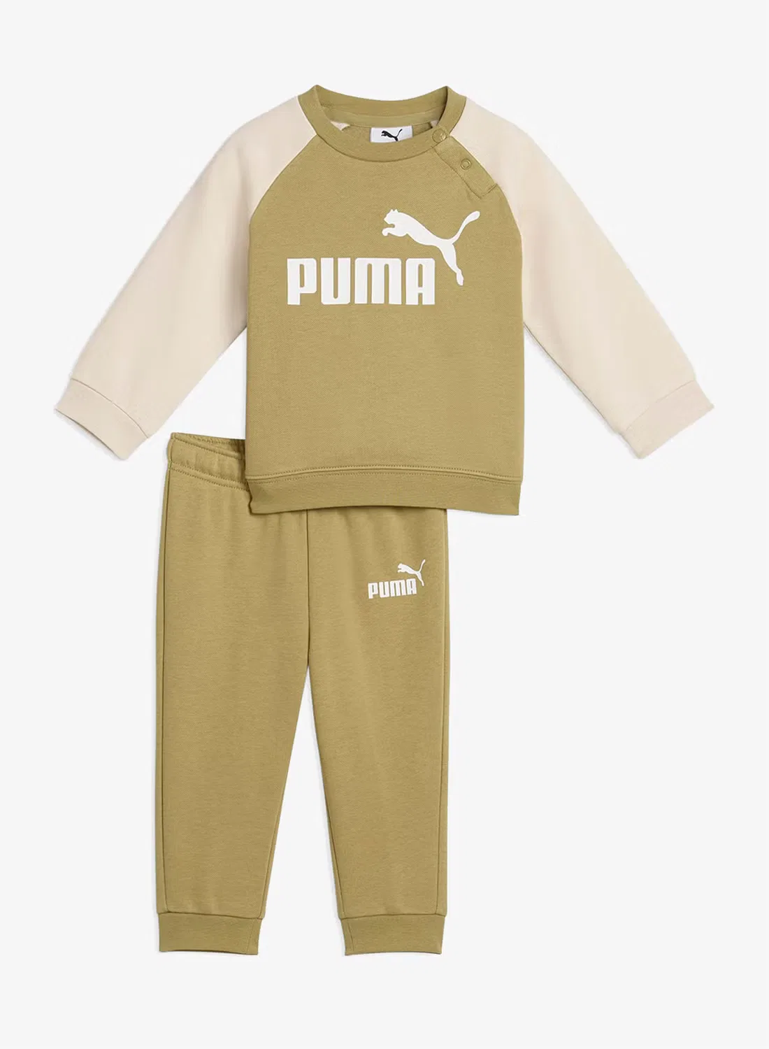 Комплект с длинным рукавом Minicats Essential Raglan Crew Puma, шаилатте