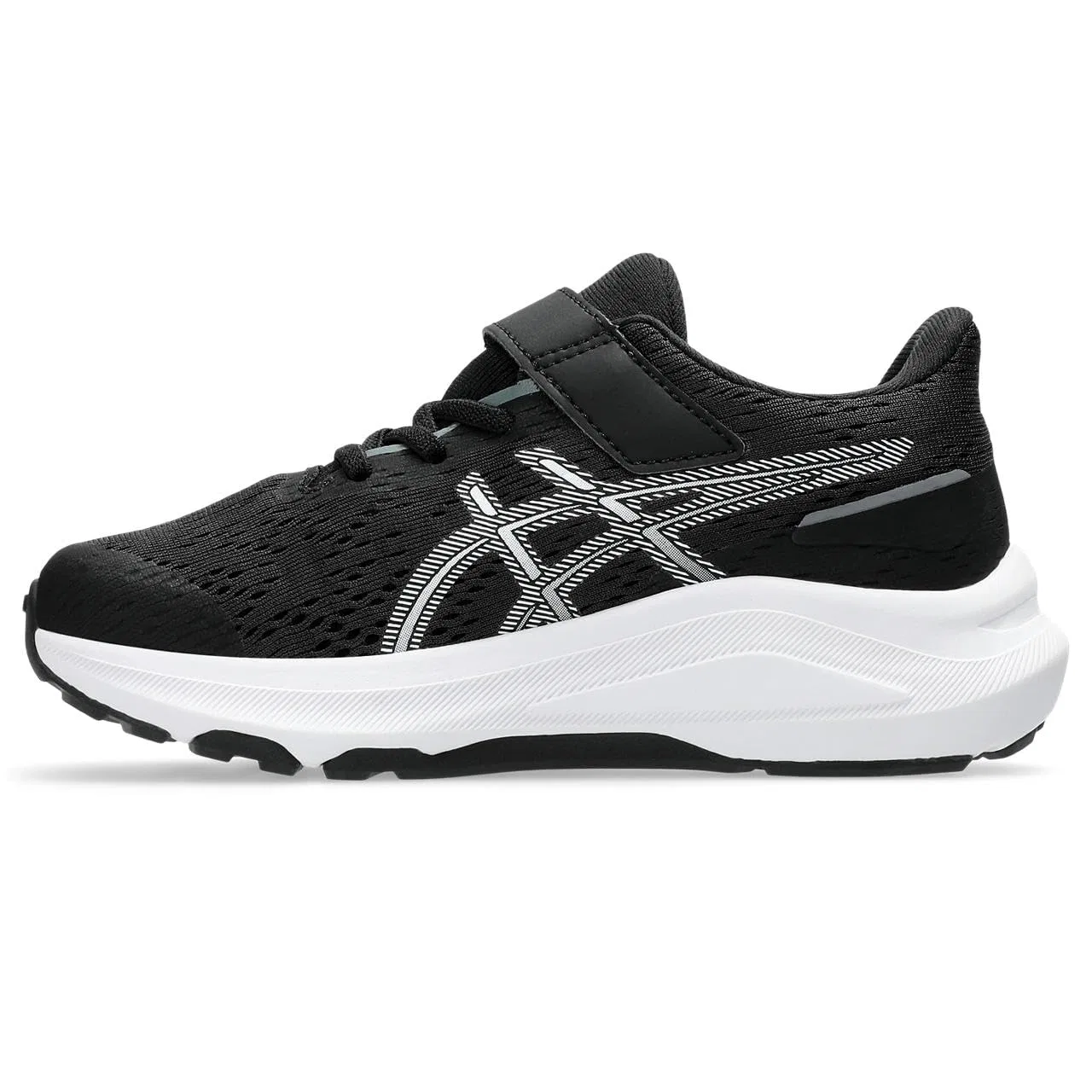Детские кроссовки для мальчиков с гелевой подушкой ASICS, Black — фото 4