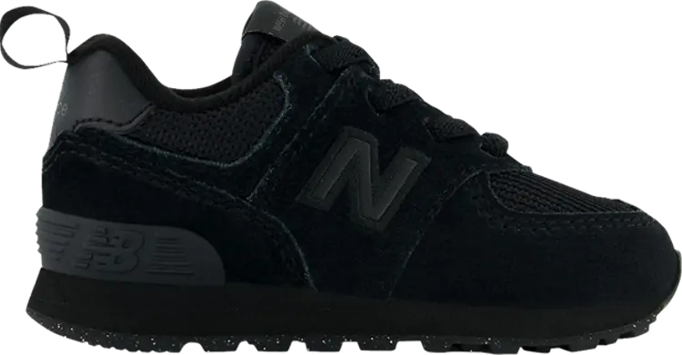 

Кроссовки New Balance 574 Bungee Toddler Wide 'Core Pack - Black', черный
