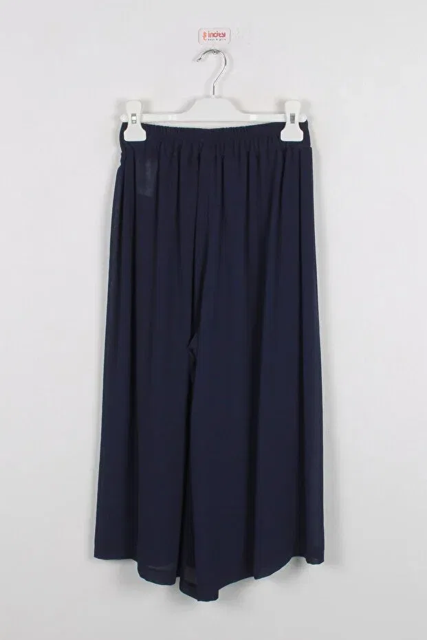 Детские брюки для девочек широкие Navy Blue, Incity, Navy Blue — фото 4