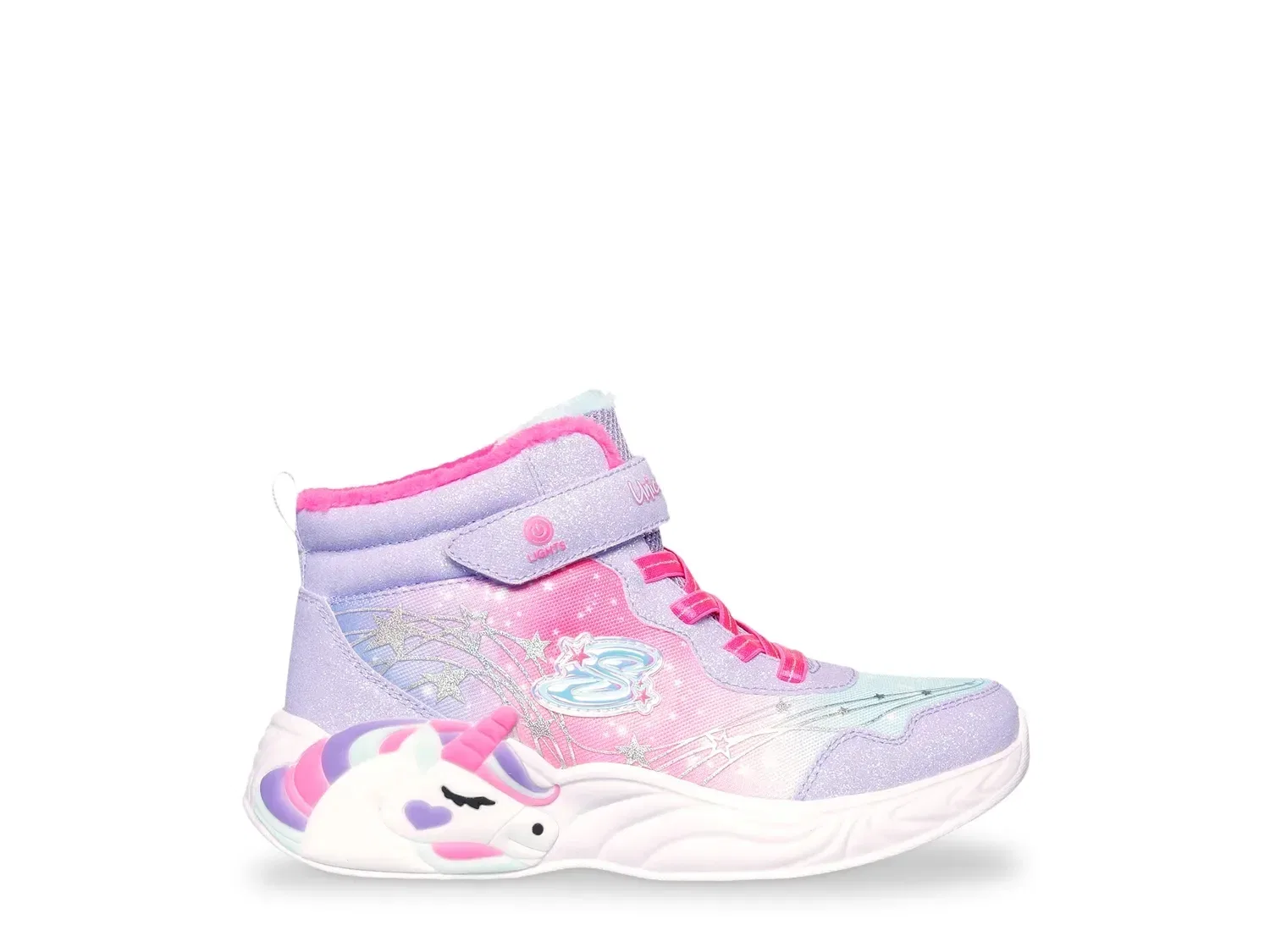 Ботинки детские Magical Cove с подсветкой, Skechers, синий/фиолетовый — фото 2