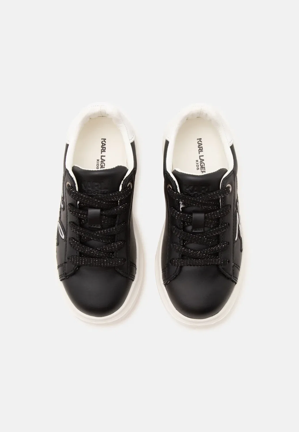 Тренеры - тренеры Karl Lagerfeld Kids, Black — фото 4
