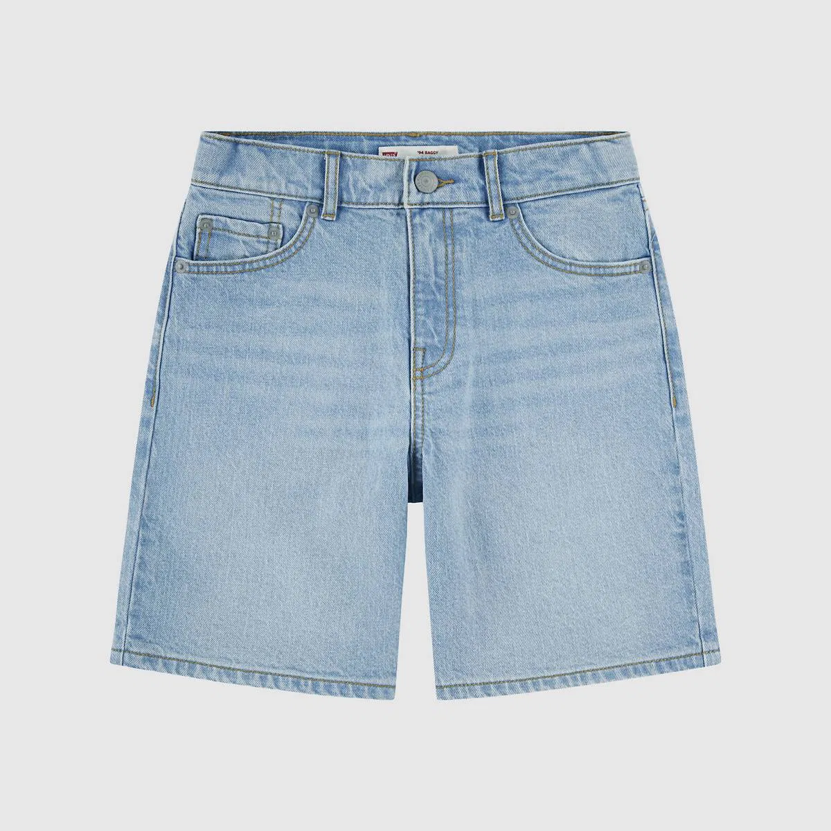 мешковатые джинсовые шорты 94 для девочек 7-16 лет Levi's, Heat Wave - Light Wash — фото 4