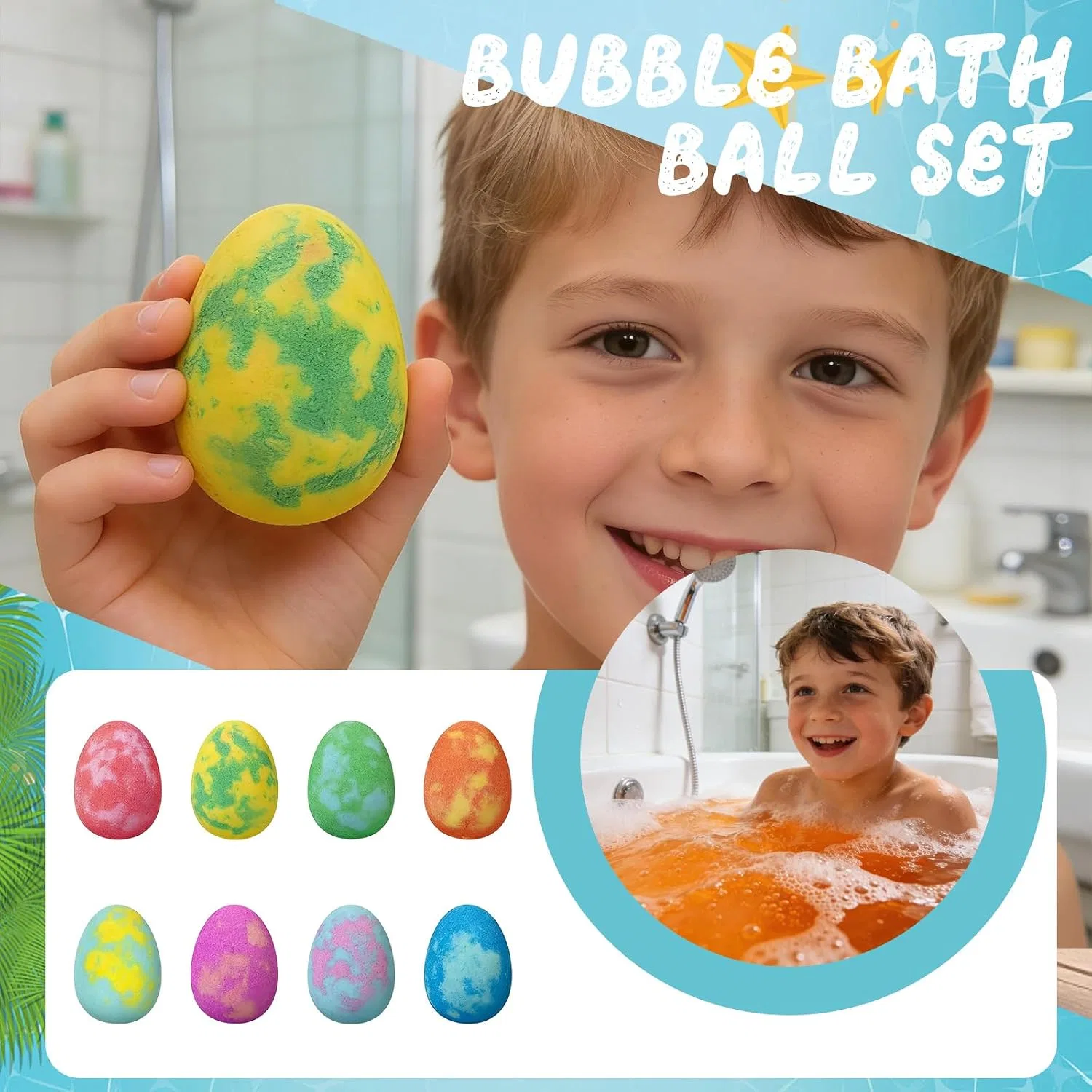 Бомбочки для ванны с игрушками внутри, 12 шт, Ocean Toy Generisch — фото 2