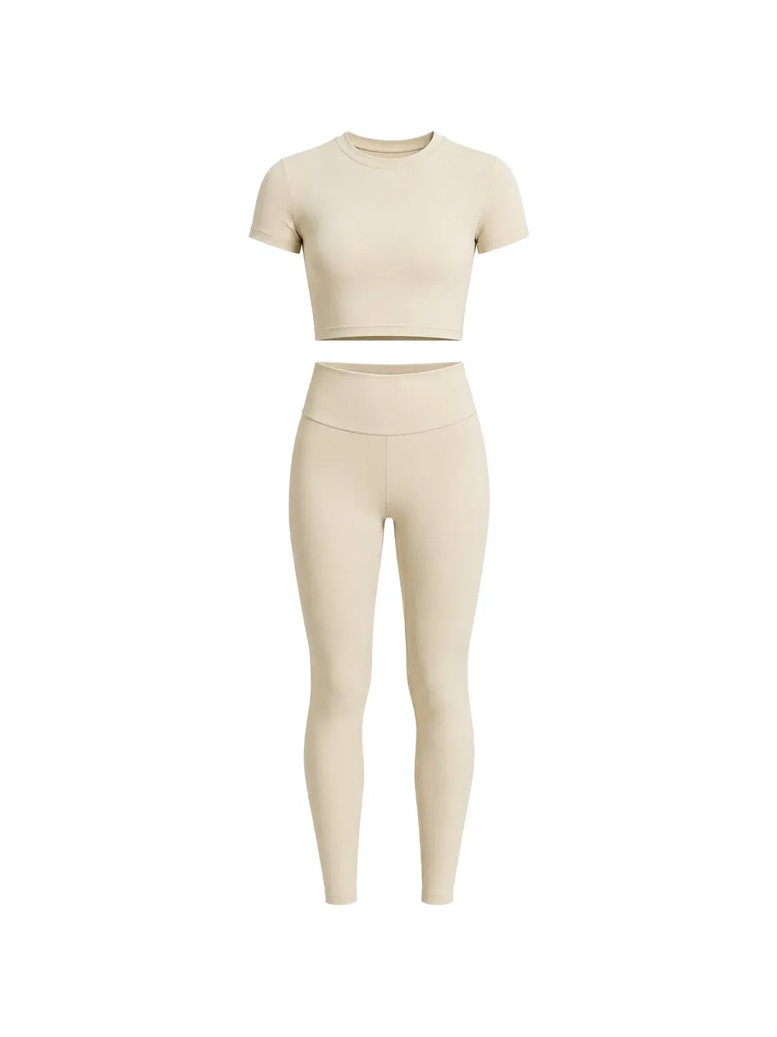 Укороченный спортивный костюм с логотипом Blanca Sport Kids, нейтральные цвета