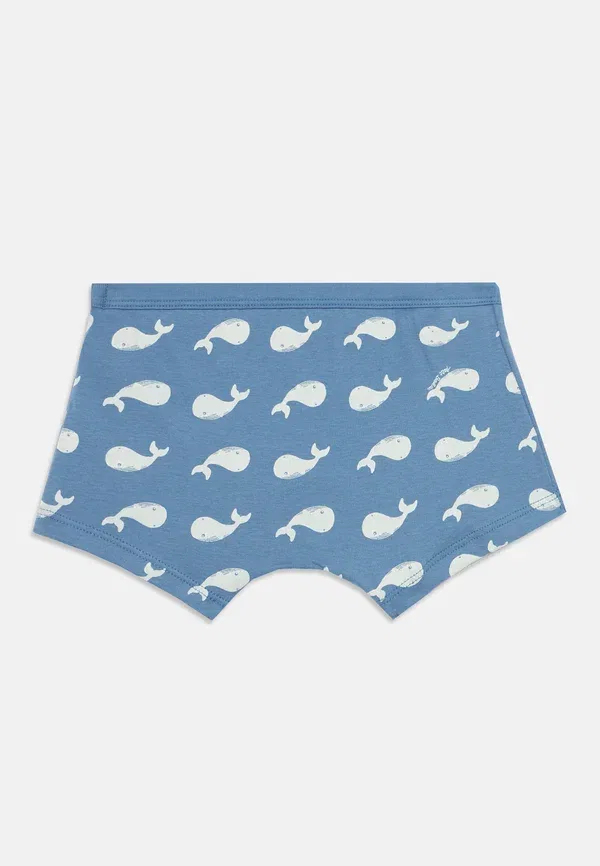 Трусы 3 шт, хлопок, 3 pack - bokseriai Petit Bateau, синий — фото 2