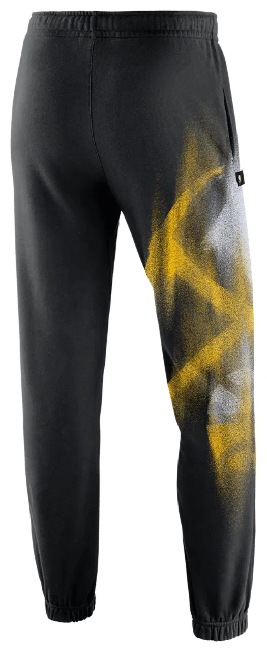 Мужские флисовые штаны с технологией Therma-FIT Nuggets Basketball Icon Nike, черно-белый — фото 2