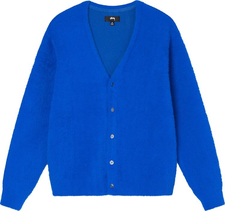 

Кардиган Stussy Shaggy Cardigan 'Royal Blue', синий