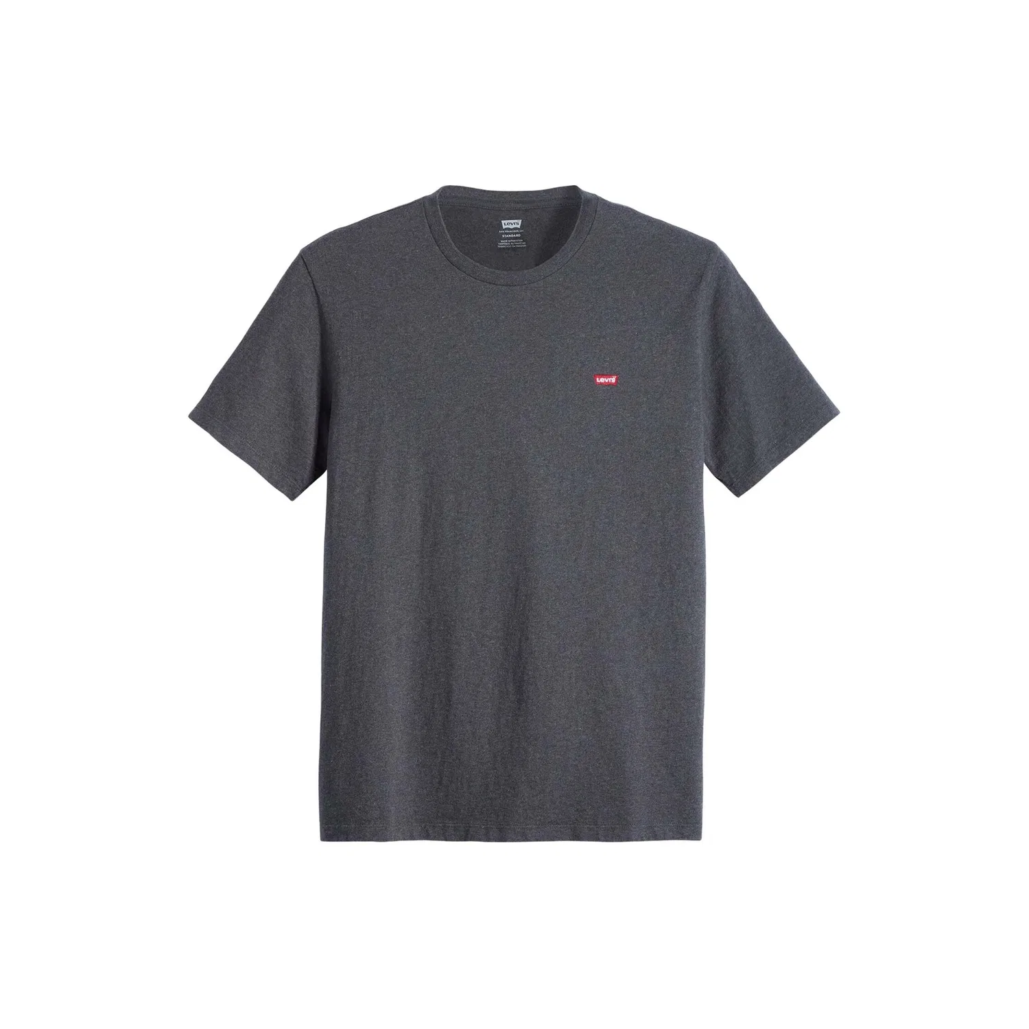 Мужская классическая хлопковая футболка Levi's, Dark Grey