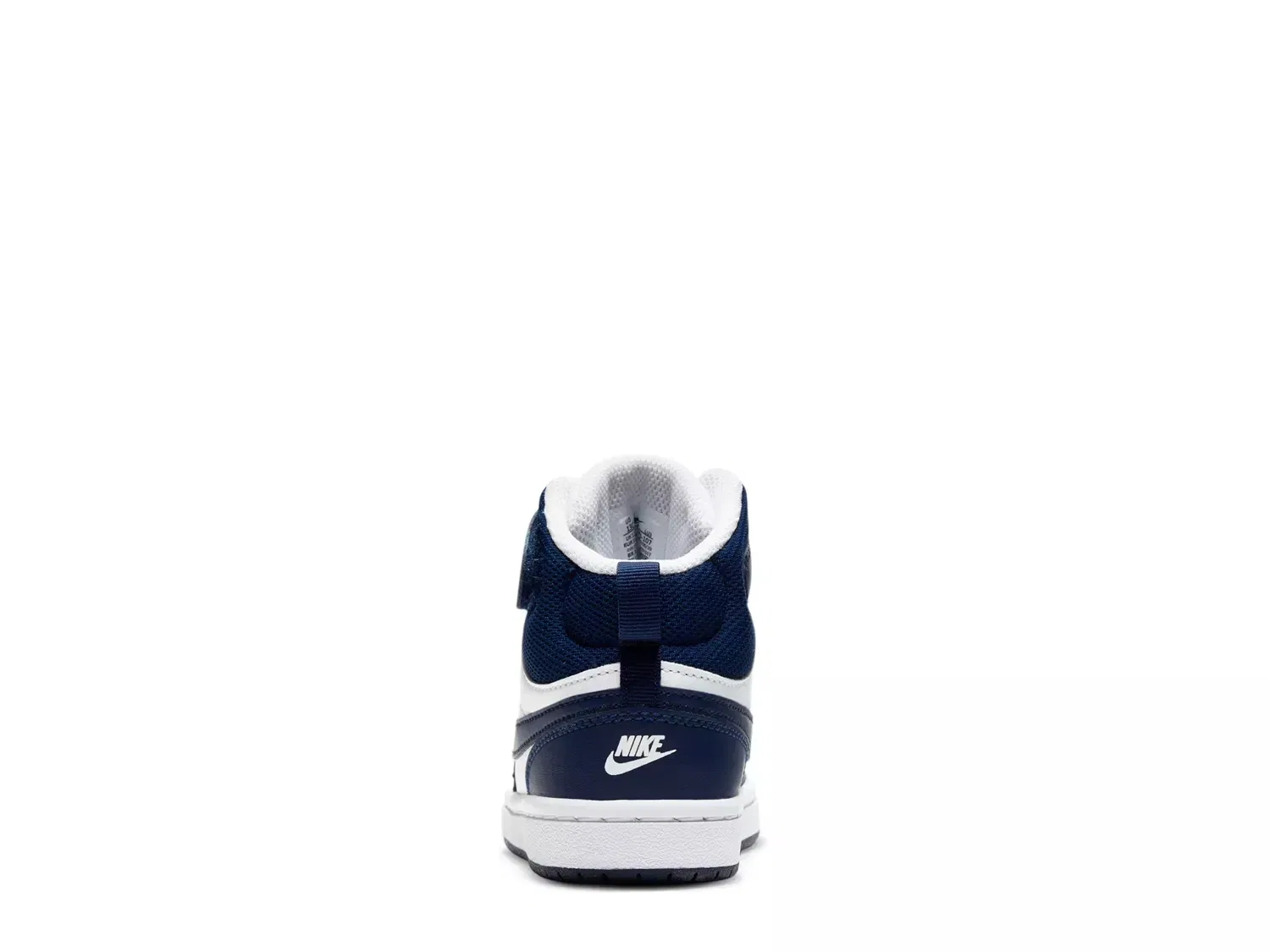 Кроссовки высокие Court Borough Mid 2, Nike, белый/синий — фото 2