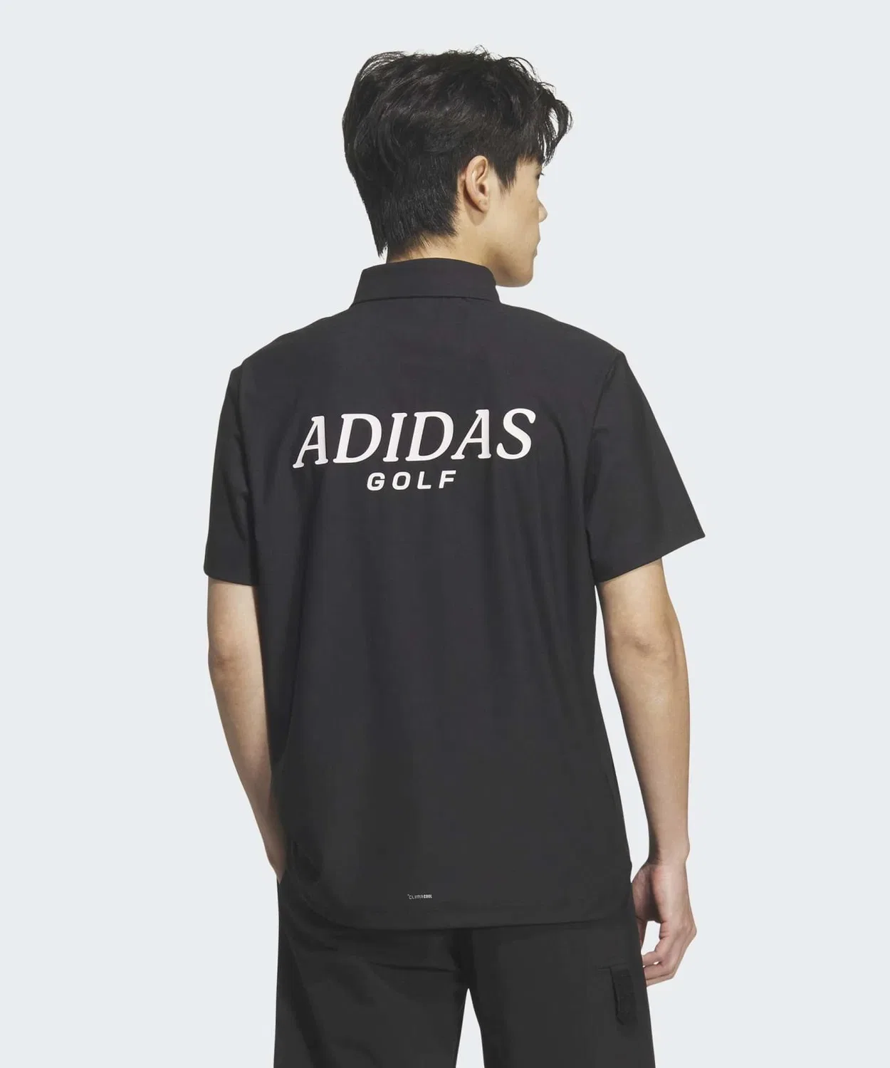 Мужская хлопковая футболка-поло с коротким рукавом, Club Consumer Graphic Adidas, Black — фото 2