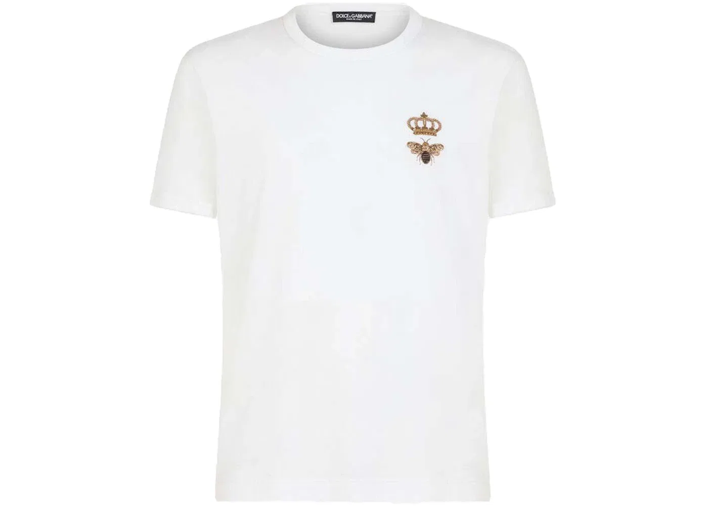 Мужская футболка с отделкой Dolce & Gabbana, White
