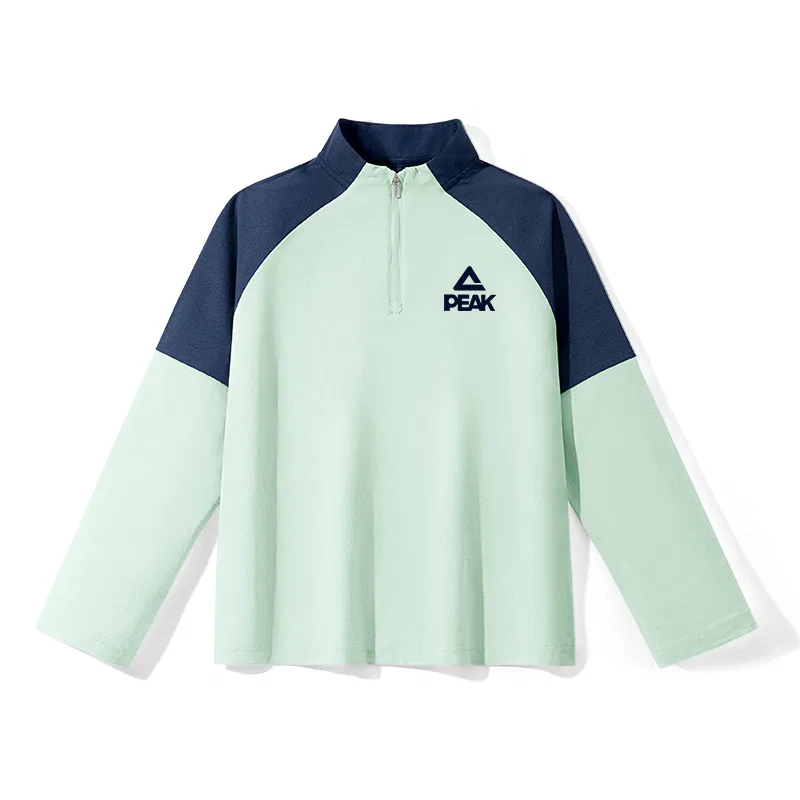 Детская футболка с принтом Verdant Green/PK Ink Blue Logo K PEAK