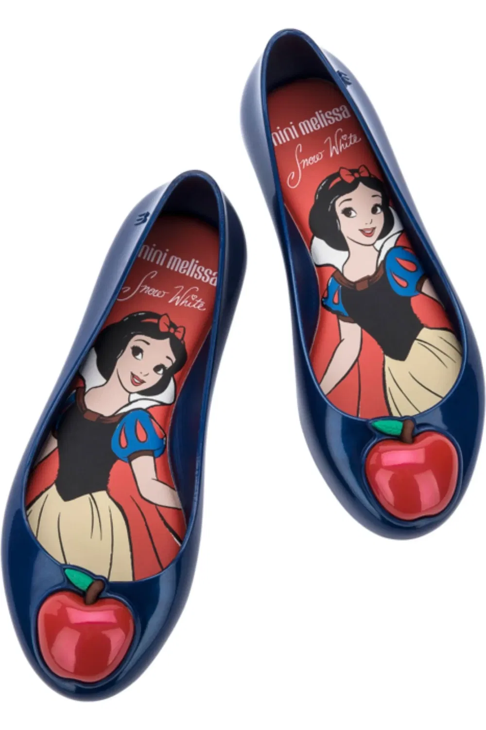 Детские туфли балетки с портретом принцессы Disney Sweet Love Mini Melissa, синий/красный — фото 3