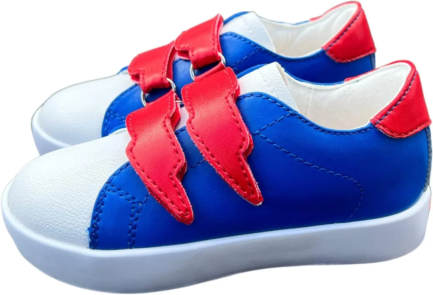 Детские кеды для мальчиков с кожаной нашивкой-звездой StyleChild, Blue