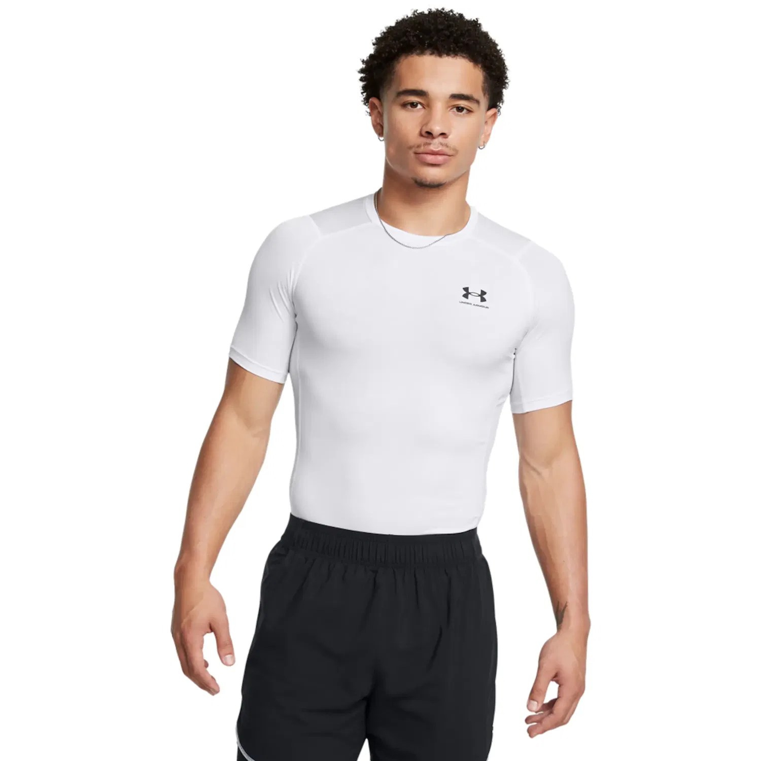 Детская футболка тренировочная с коротким рукавом Under Armour, White