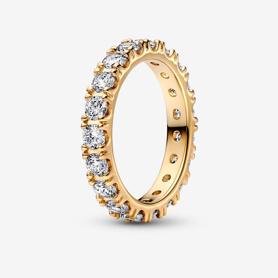 

Кольцо Pandora Timeless Sparkling Row Eternity, золото/цирконий