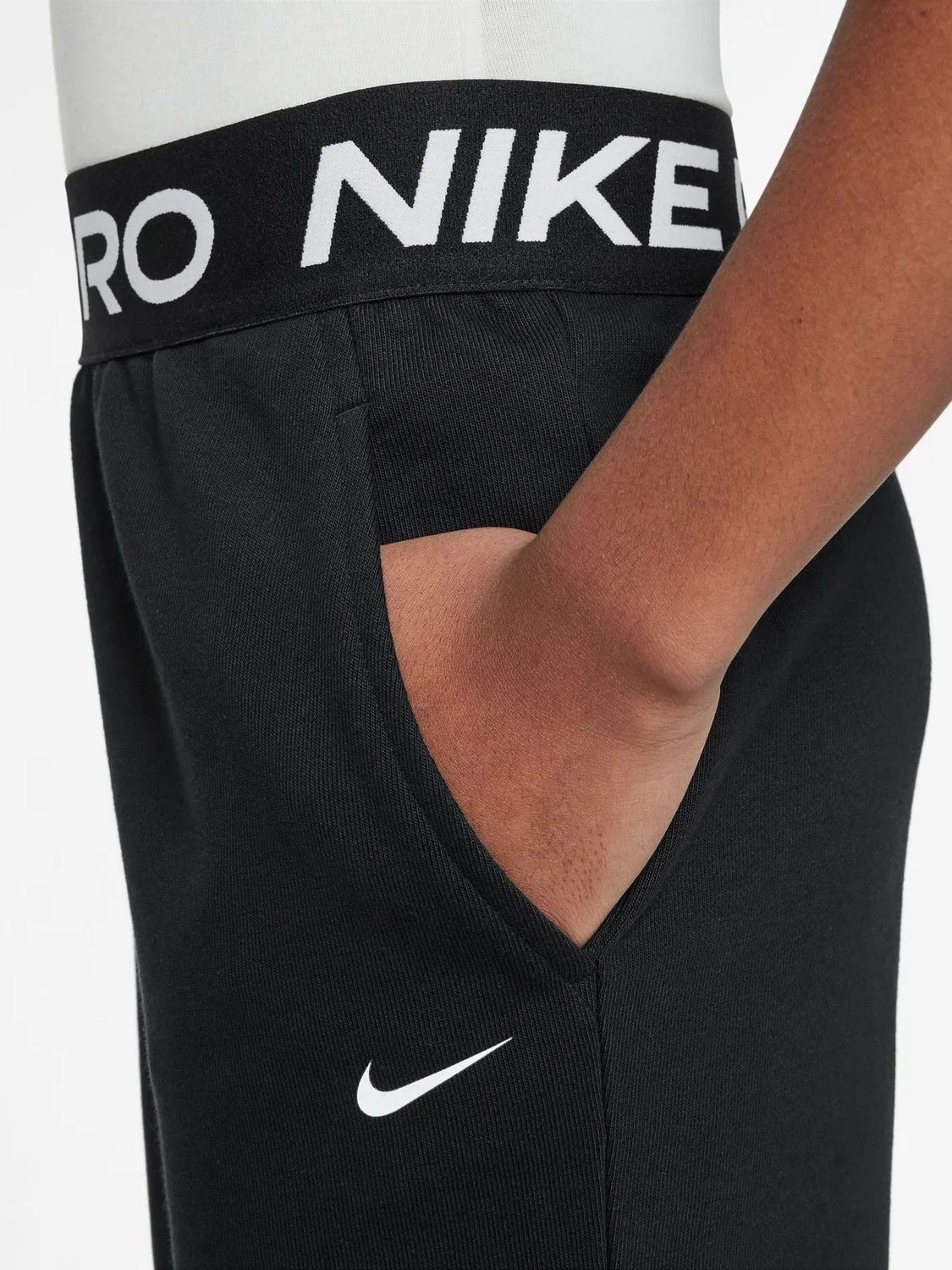 Джоггеры Dri-FIT Fleece Nike Pro, Black — фото 3