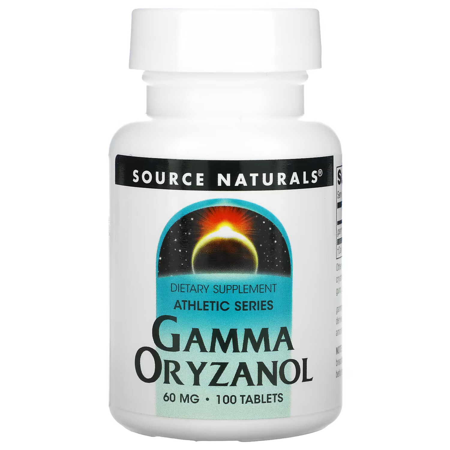 

Source Naturals, Athletic Series, гамма-оризанол, 60 мг, 100 таблеток